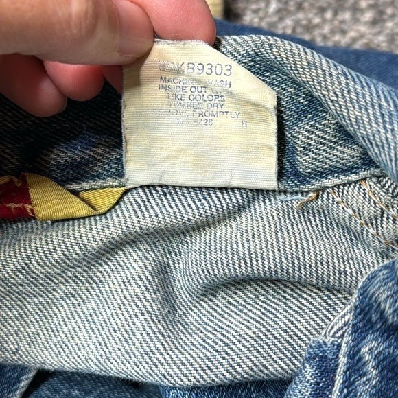 Vintage Rustler Denim Trucker Jean Jacket Size Small - Picture 9 of 10